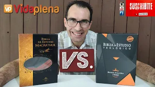 Biblia de Estudio Teológico VS. Biblia de estudio Macarthur | Cuál es mejor? COMPARACIÓN COMPLETA