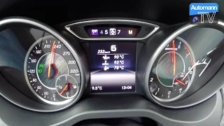 2016 Mercedes-AMG A45 (381hp) - 0-232 km/h RACE Start (60FPS)