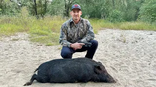 Hog hunt with a 10mm pistol