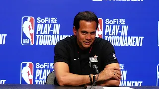 Erik Spoelstra Talks Miami Heat In Playoffs, Tyler Herro's Electric Play, Kevin Love's Big Role