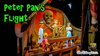 Peter Pan's Flight On Ride Low Light 4K POV Magic Kingdom Walt Disney World 2023 10 24
