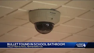 Bullet found in Valley High bathroom