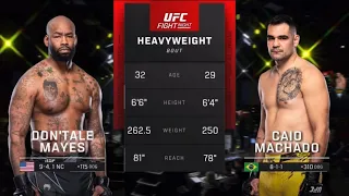 Don’Tale Mayes vs Caio Machado | Highlights before the match