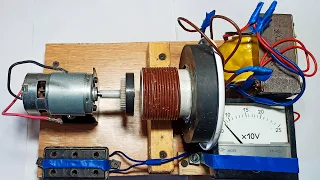 I trun with electric copper Make Free Energy Generator 15 KW 230V Electronic Generator With  Magnet