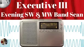 Eton Grundig Executive Traveler Portable | Evening Shortwave & MW Scan