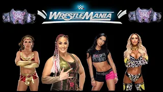 WrestleMania PPV Night 2 - Women's Title Fatal 4 Way Match