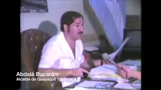 Entrevista Abdala Bucaram como alcalde de Guayaquil. 1984-1985