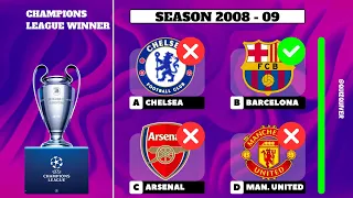 Guess Who Is The Winner Of The UEFA Champions League | Guess The Football Player Quiz 2024