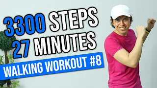 EFFECTIVE WEIGHT LOSS WORKOUT • Walking Workout #8 • 3300 Steps in 27 Minutes • Keoni Tamayo