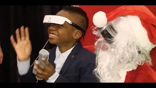 Watch a legally blind boy experience a holiday miracle