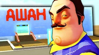 СОСЕД-ОХРАННИК НАШЕЛ НАС В ЗАКРЫТОМ АШАНЕ! - ПРИВЕТ СОСЕД В SCRAP MECHANIC ( Hello Neighbor )