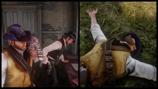 This is How The Gang Reacts If Arthur Brings A Cat To The Camp - RDR2