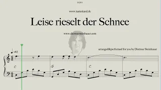 Leise rieselt der Schnee  -  Easy Piano