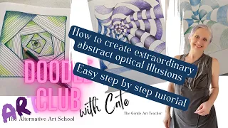 How to create extraordinary abstract optical illusions. A step by step guide Doodle Club