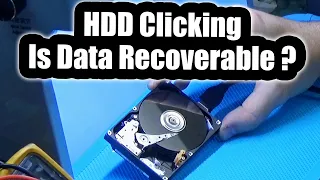 Hard Drive Clicking Beeping Not Detected. Is data recoverable? Clean room inspection.