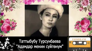 Таттыбүбү Турсунбаева "Адамдар менин сүйгөнүм" (Audio Original)