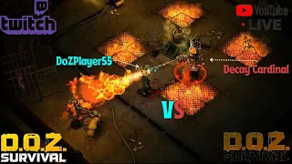 DoZPlayer55 VS Decay Cardinal, Fight!!! | Dawn of Zombies LIVE [Telecast of May - Day 16]