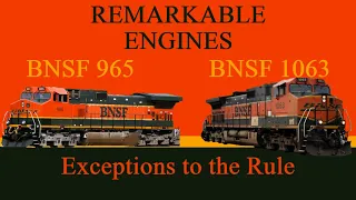 Remarkable Engines: BNSF 965 and 1063