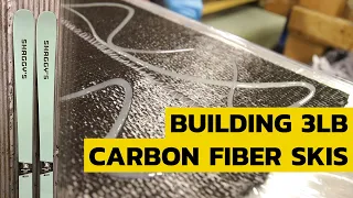 Building 3lb Carbon Fiber Skis (6lb/pair)