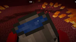 what if you throw a water bucket in the nether?