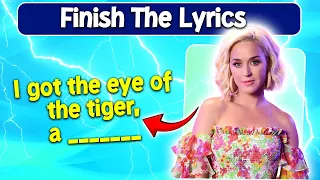 Can you Finish The Lyrics?🎶 | Most Popular Songs by Female Artists😍