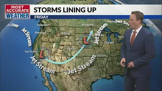 Wonderful Wednesday with a stretch of storm weather to follow