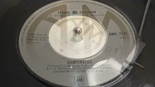 The Carpenters - Please Mr. Postman (1974 7" Single)