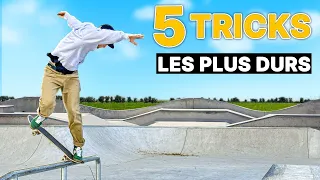 LES 5 TRICKS LES PLUS DURS EN SKATE (rien ne va)