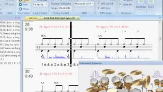 Led Zeppelin- Rock And Roll drum lesson with tab and original song