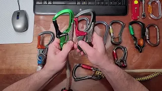 Tree Climbing Snap Hooks - ISC vs. DMM Ceros, DMM Director, Carabiners