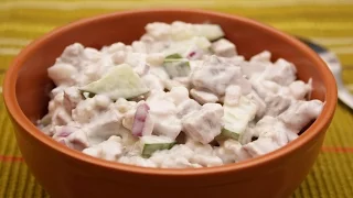 Салат с Перловкой.Просто, Вкусно, Недорого и Полезно !