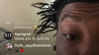 NBA Youngboy Artist Lil Dump goes off on P Yungin and his brother Rico Taliban on Instagram Live