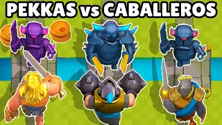 PEKKAS vs CABALLEROS | CUAL ES EL MEJOR? | OLIMPIADAS de CLASH ROYALE