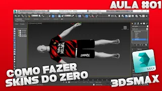 COMO FAZER SKIN DO ZERO GTA SA SAMP/MTA 2022 3DS MAX #01