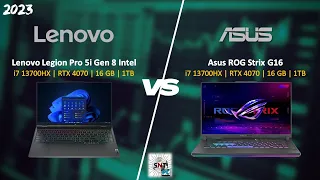 Lenovo Legion Pro 5i Gen 8 vs Asus ROG Strix G16