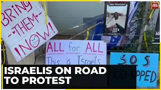 Over 224 People Held Hostage By Hamas | Missing Posters On Tel Aviv Streets | Protest In Tel Aviv
