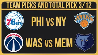 NBA Picks Today 3/12/2024 | NBA Bets Today NBA Predictions Today