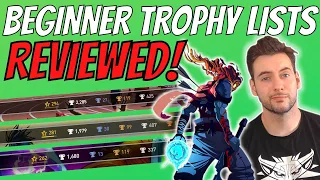 Reviewing Beginner Trophy Hunter Trophy Lists! PSN Collections of New Gamers #3