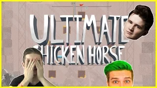 ŠÍLENÁ NOVÁ MAPA! - Ultimate Chicken Horse /w MenT, Bax