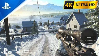 (4K) WOLF AND DOG  Ultra Graphics Realıstıc immersive (PS5) Battlefield V Gameplay 60 FPS