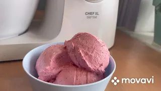 Мк натуральное клубничное мороженое. Насадка-мороженица #kenwood AT957A