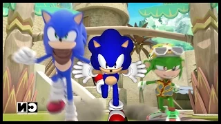 Sonic Boom Sonic Vs Modern Sonic Vs Classic Sonic