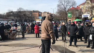 Мітинг в центрі Лубен, 07 березня