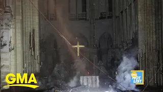 'GMA' Hot List: Notre Dame altar remains intact after devastating fire l GMA Digital
