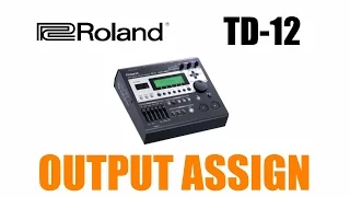 How to set up Roland TD 12 Module - Output Assign Tutorial