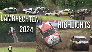 Stock-Car Lambrechten I 2024 | Überschläge, Dreher & Feindkontakt