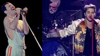 Queen vs Queen + Adam Lambert - Who Wants To Live Forever