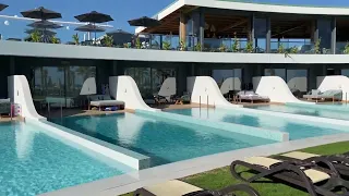 Kreta Lyttos Mare Hotel Tour Pool und Strand Griechenland (Greece)