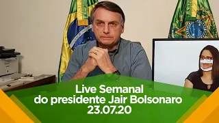 Live semanal do presidente Jair Bolsonaro - 23.07.20