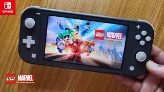 Lego Marvel Super Heroes Nintendo Switch Lite Gameplay